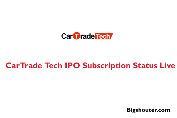 CarTrade Tech IPO Subscription Status Live